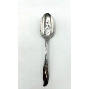INSICO Stainless USA Slotted Serving Spoon Tulip